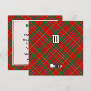 Clan Munro Tartan Invitation