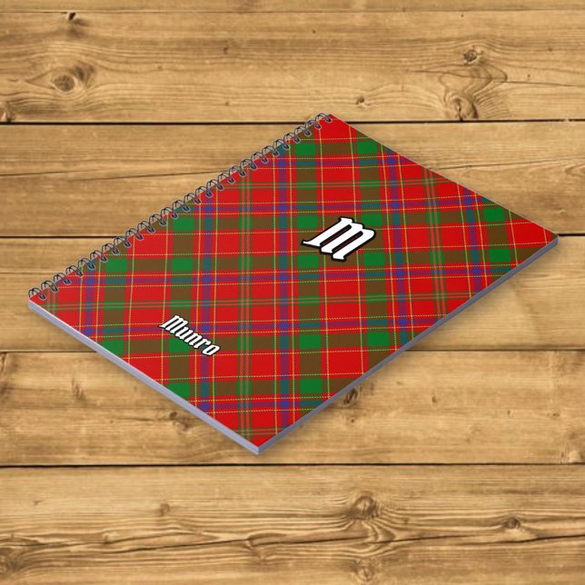 Clan Munro Tartan Notebook (Creator Uploaded)