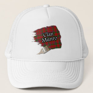 Clan Munro Tartan Paint Brush Cap
