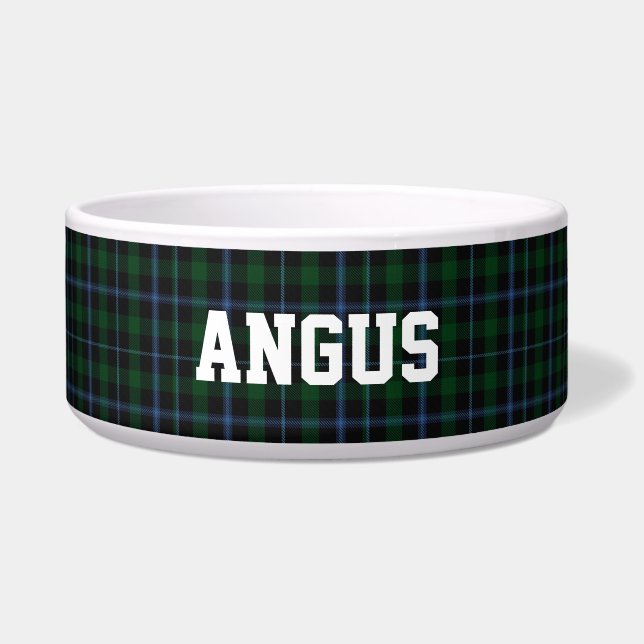 Clan Murray Custom Tartan Plaid Pet Bowl (Front)