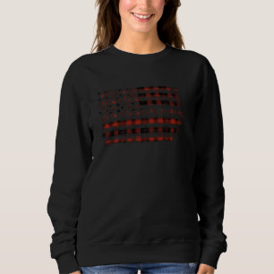 Clan Murray of Ochtertyre Scottish tartan US flag  Sweatshirt