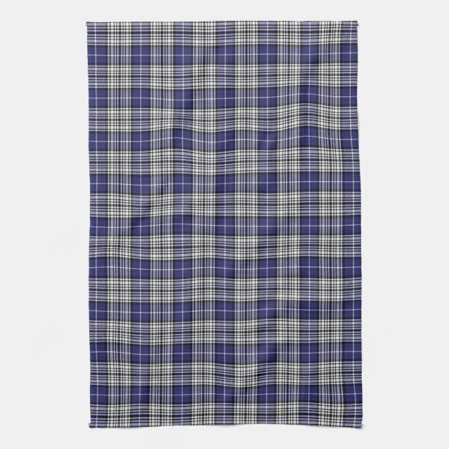 Clan Napier Tartan Tea Towel (Vertical)
