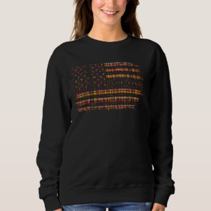 Clan Ogilvie of Strathallan Scottish tartan US fla Sweatshirt