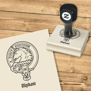 Clan Oliphant Crest Rubber Stamp
