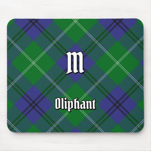 Clan Oliphant Tartan Mouse Pad (Front)