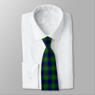 Clan Oliphant Tartan Plaid Pattern Tie