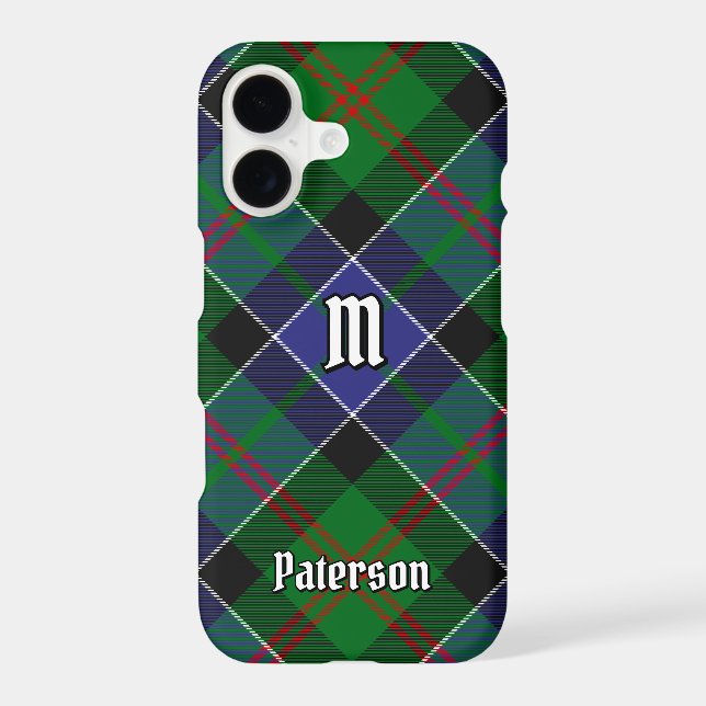 Clan Paterson Tartan (Back)