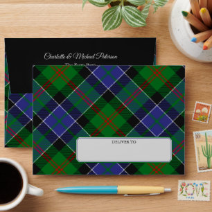 Clan Paterson Tartan Envelope