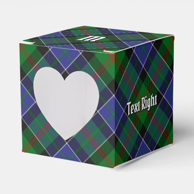 Clan Paterson Tartan Favour Box (Front Side)