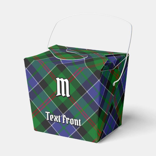 Clan Paterson Tartan Favour Box (Front Side)