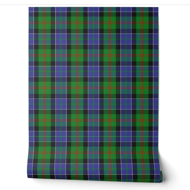 Clan Paterson Tartan Wallpaper (Unrolling)