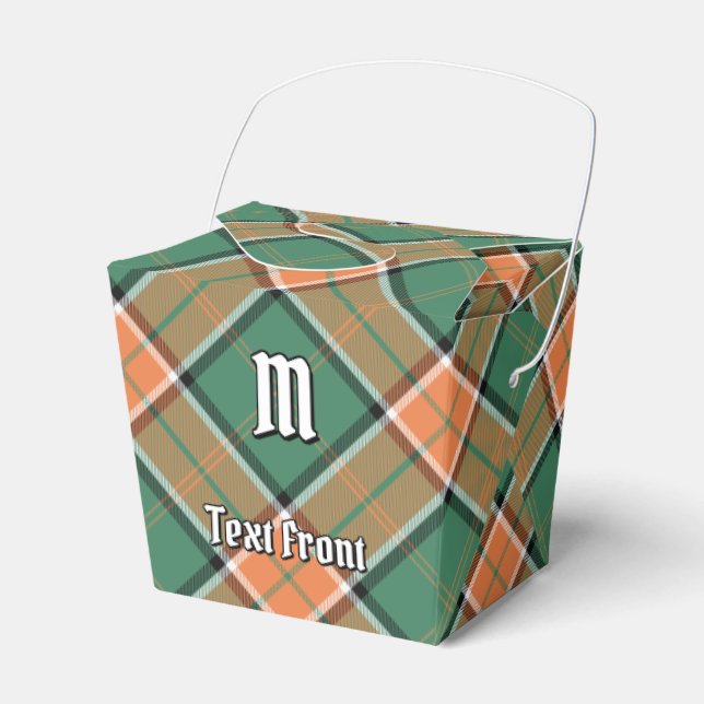 Clan Pollock Tartan Favour Box (Front Side)