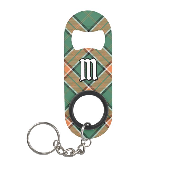 Clan Pollock Tartan Keychain Bottle Opener (Front)