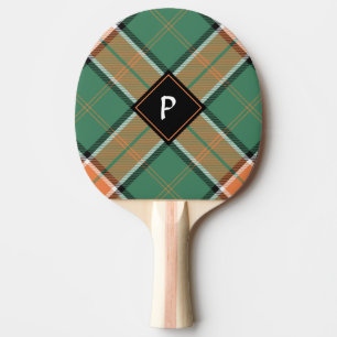 Clan Pollock Tartan Ping Pong Paddle