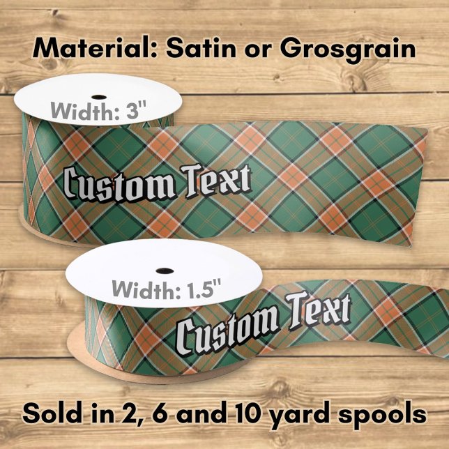 Clan Pollock Tartan Satin Ribbon (Creator Uploaded)