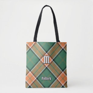Clan Pollock Tartan Tote Bag