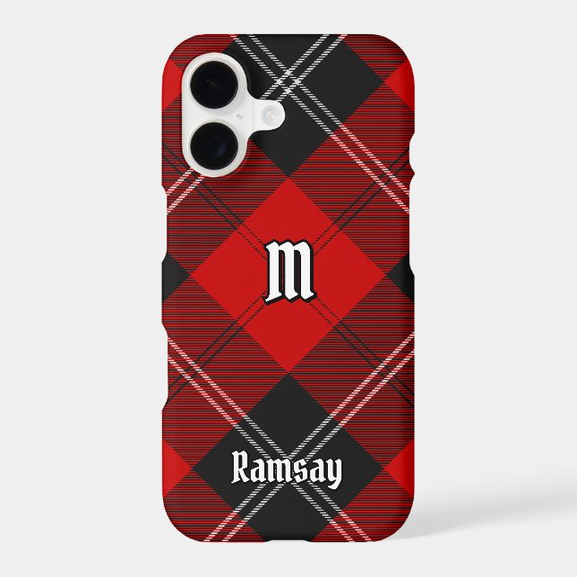 Clan Ramsay Red Tartan (Back)