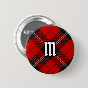 Clan Ramsay Red Tartan 6 Cm Round Badge