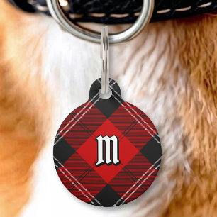 Clan Ramsay Red Tartan Pet Tag
