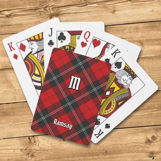 Clan Ramsay Red Tartan Playing Cards (Creator Uploaded)