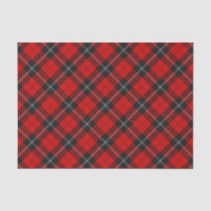 Clan Ramsay Red Tartan Tissue Paper