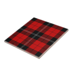 Clan Ramsay Tartan Ceramic Tile