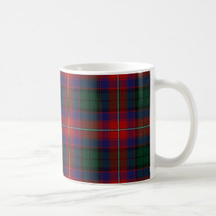 Clan Rattray Red Green Tartan Scottish Coffee Mug