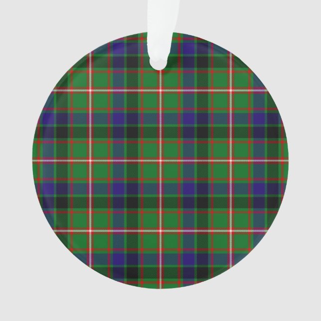 Clan Reid Tartan Ornament (Front)