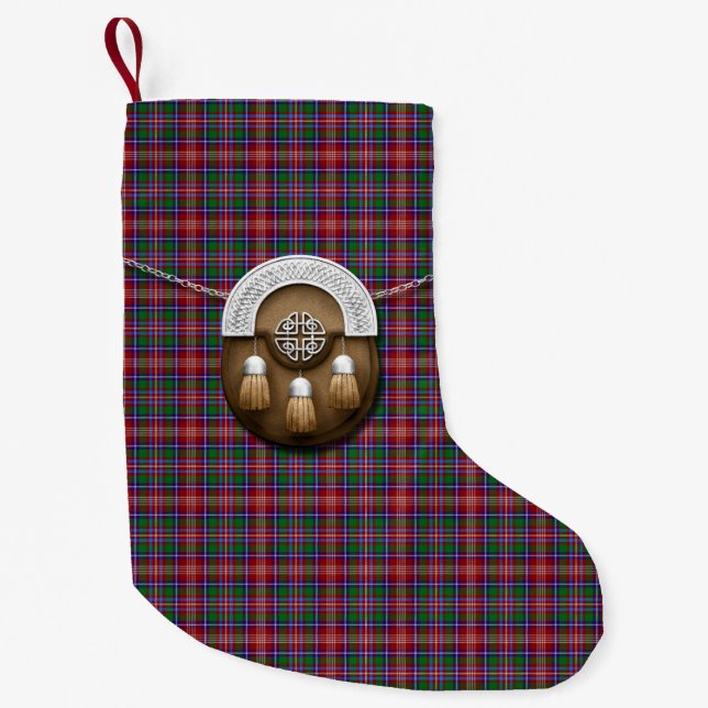 Clan Ritchie Tartan Small Christmas Stocking (Front)