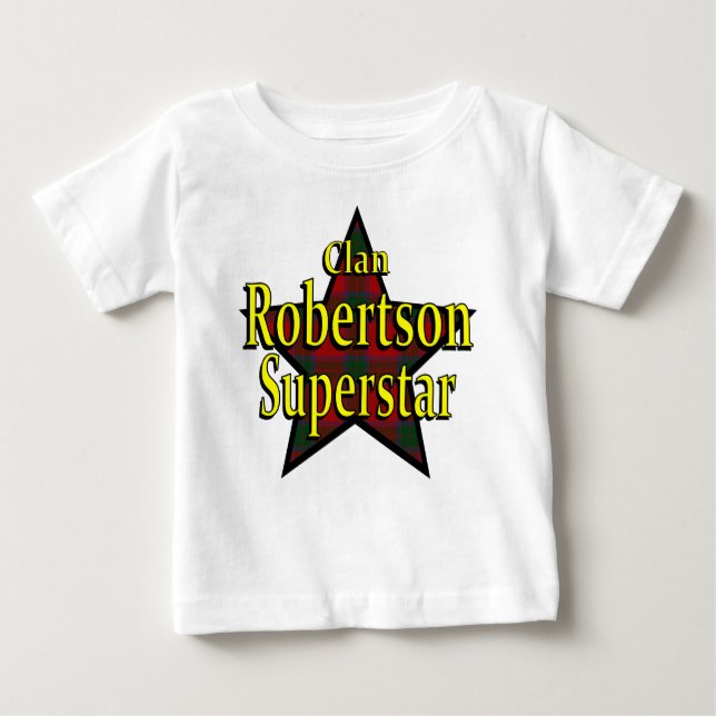 Clan Robertson Superstar Infant T-Shirt (Front)