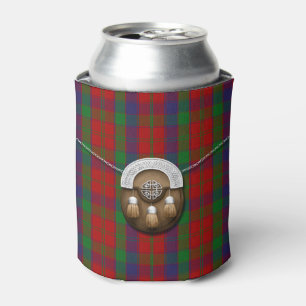 Clan Robertson Tartan And Sporran Can Cooler