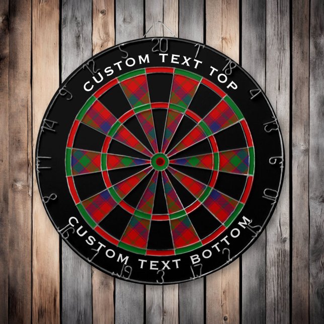 Clan Robertson Tartan Dartboard (Creator Uploaded)