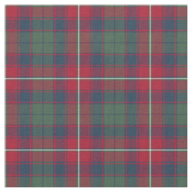 Clan Robertson Tartan Fabric (Close Up)