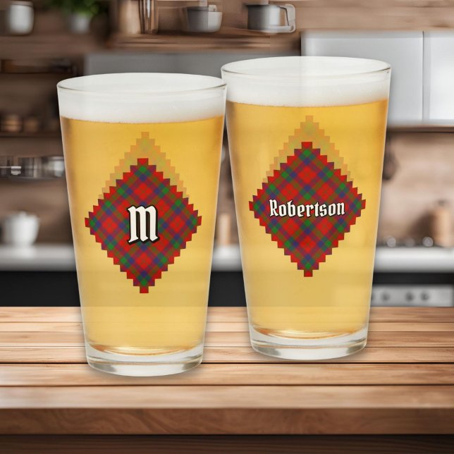 Clan Robertson Tartan Glass (Creator Uploaded)