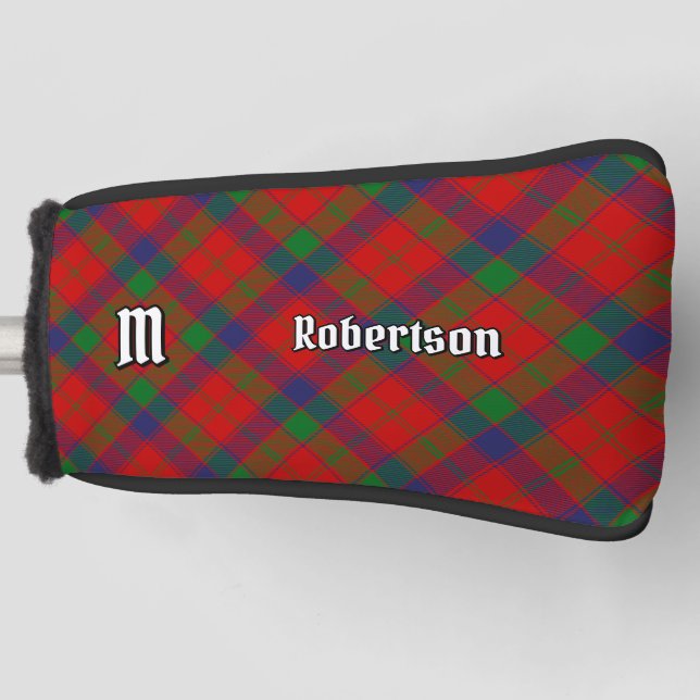 Clan Robertson Tartan Golf Head Cover (Front)