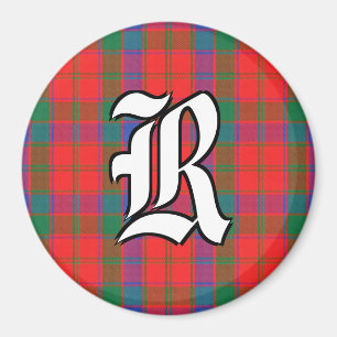 Clan Robertson Tartan Plaid Accents Magnet