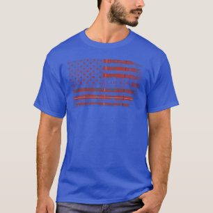 Clan Rose of Kilravock Scottish tartan US flag kil T-Shirt