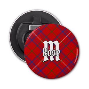 Clan Rose Tartan Bottle Opener