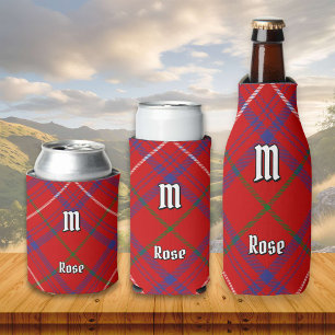 Clan Rose Tartan Can Cooler