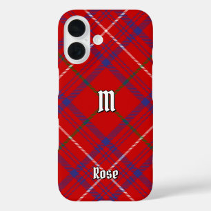 Clan Rose Tartan iPhone 16 Case