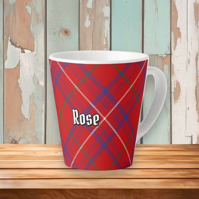 Clan Rose Tartan Latte Mug (Creator Uploaded)