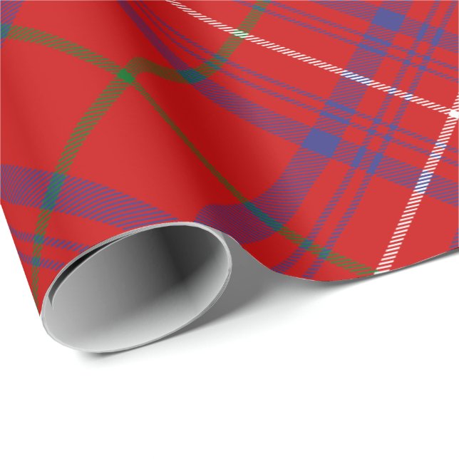 Clan Rose Tartan Wrapping Paper (Roll Corner)