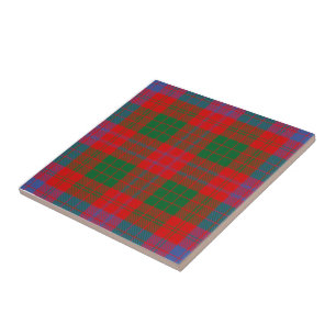 Clan Ross Tartan Ceramic Tile