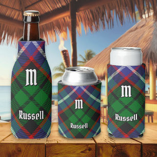 Clan Russell Tartan Bottle Cooler