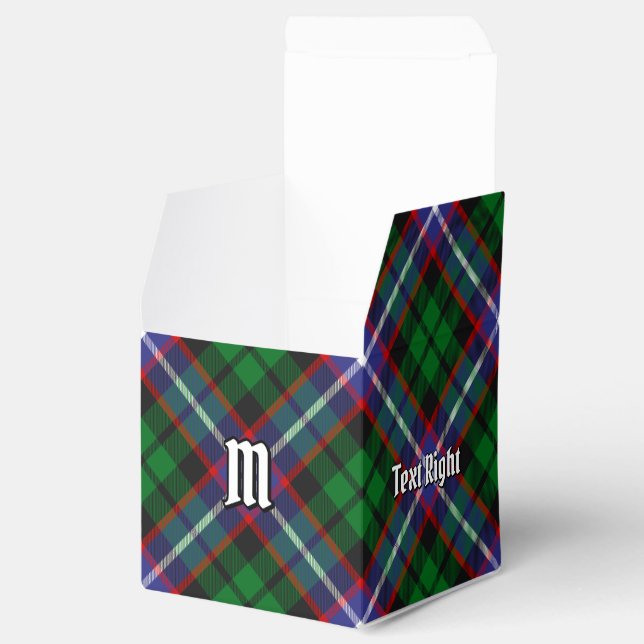 Clan Russell Tartan Favour Box (Opened)