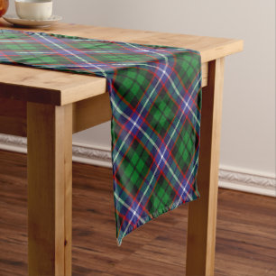Clan Russell Tartan Long Table Runner