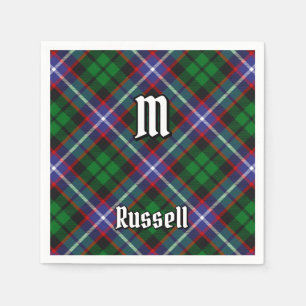 Clan Russell Tartan Napkin
