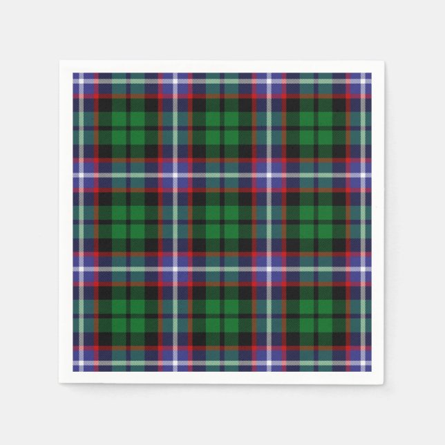 Clan Russell Tartan Napkin (Front)
