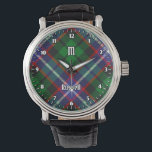 Clan Russell Tartan Watch<br><div class="desc">Clan Russell traditional tartan with modern colors. Seamless pattern. Custom monogram. Custom text.</div>