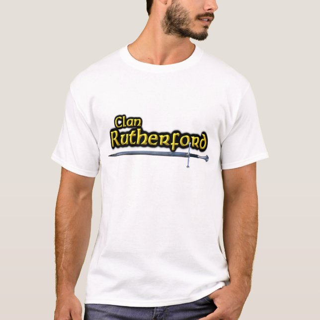 Clan Rutherford Inspired Scottish T-Shirt (Front)